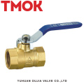 brass color long handle chrome plated ball valve